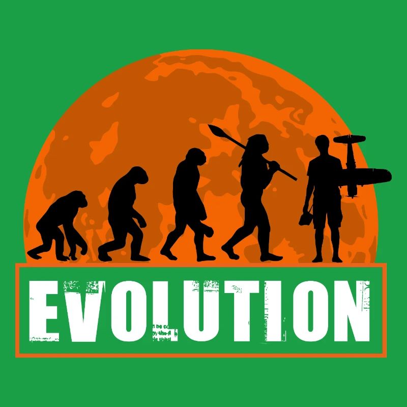 Funny RC_Plane Human Evolution RC Flight Owner