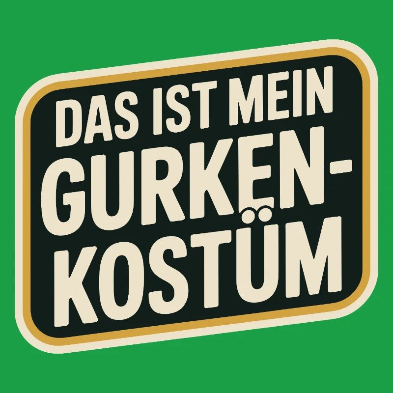 Concombre C’est mon concombre Costume Carnaval Carnaval