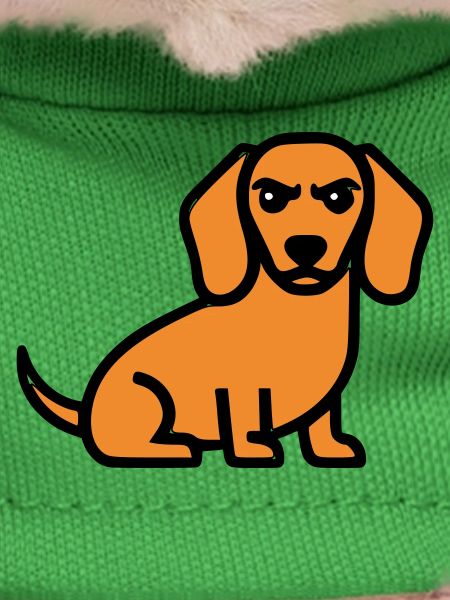 Dachshund Dog Brown Comic