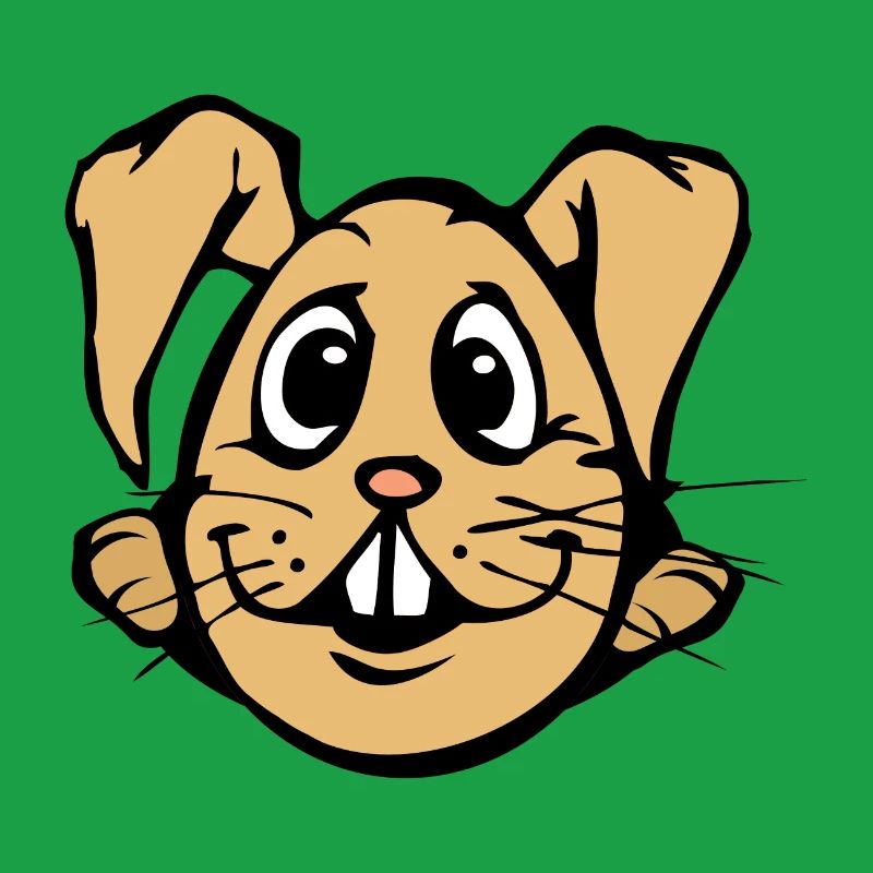 Rabbit! comic bunny egg funny egghead Easter