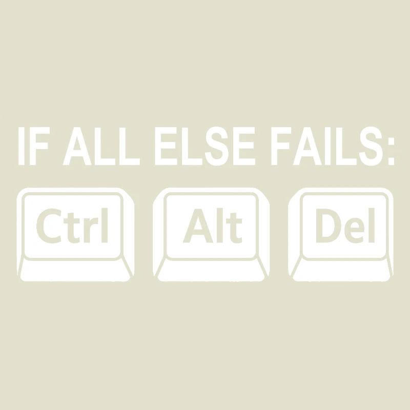 Programmer Shortcut Geek IT Support Computer