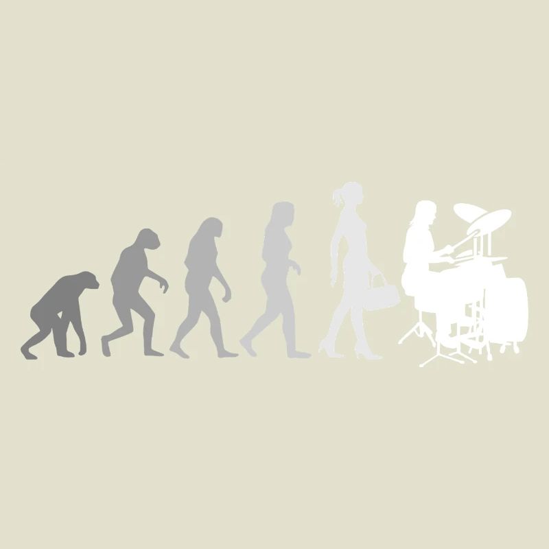 Evolution Schlagzeugerin Percussionniste