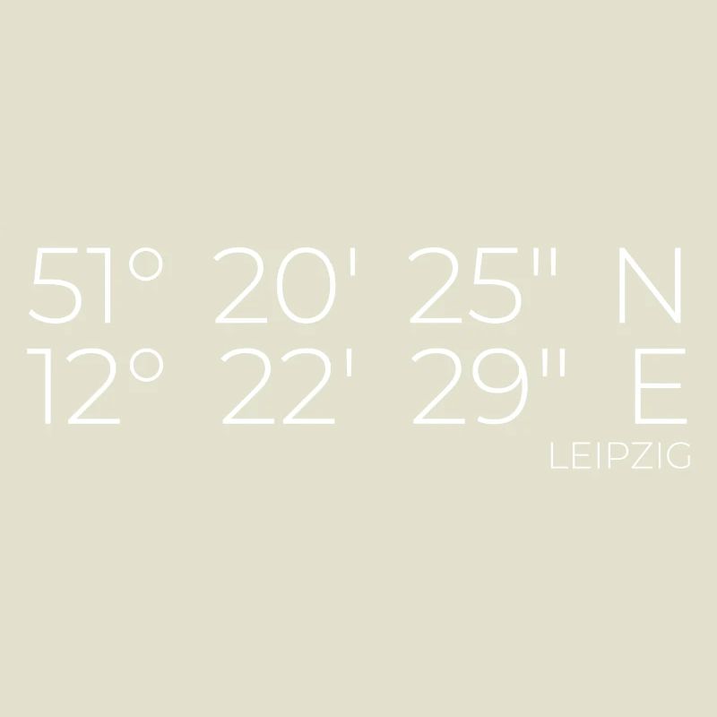 Coordinates Leipzig