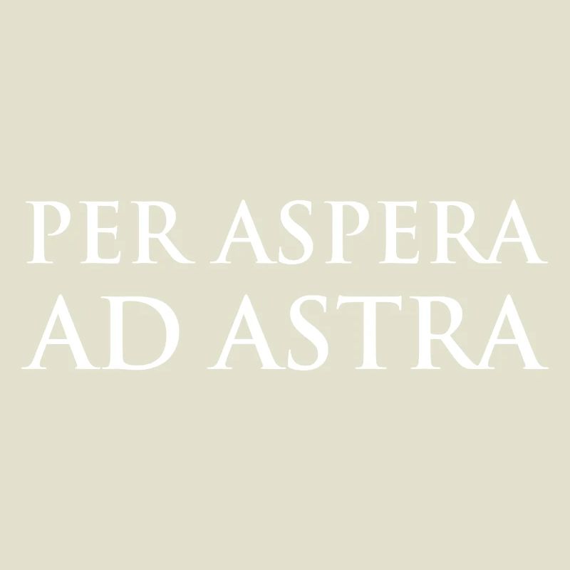 Conception typographique selon Aspera Ad Astra