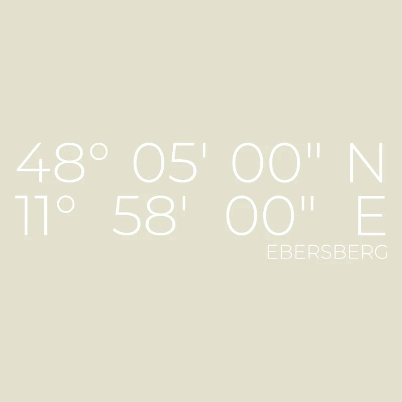 Coordinates Ebersberg, Bavaria