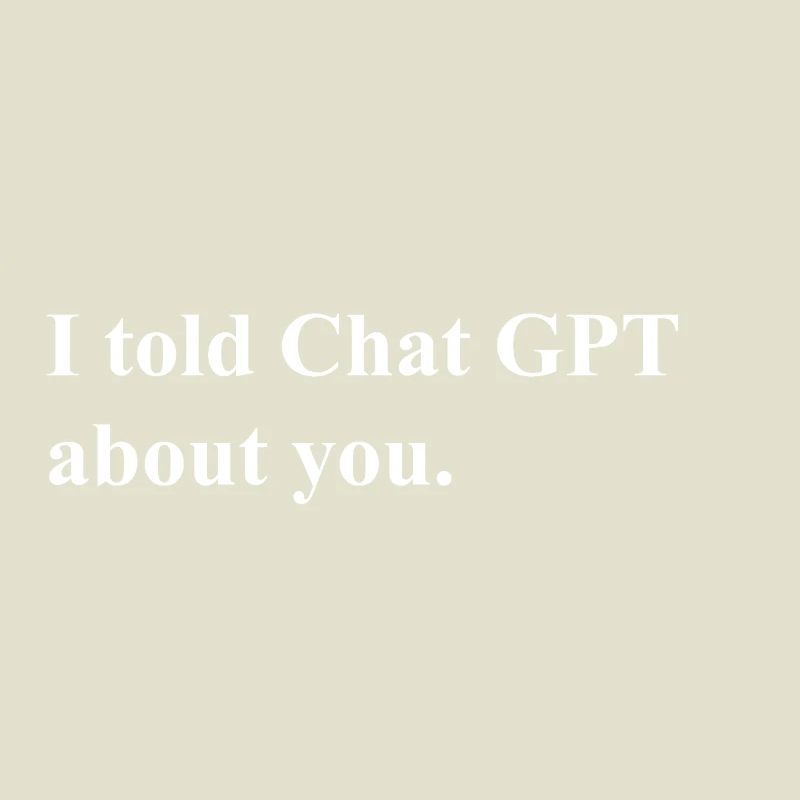 J’ai parlé de ta déclaration à ChatGPT