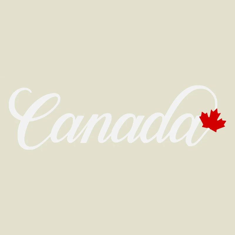 Canada Script with Maple Leaf