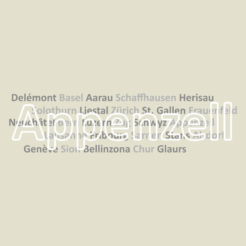 Schweizer Städte Appenzell