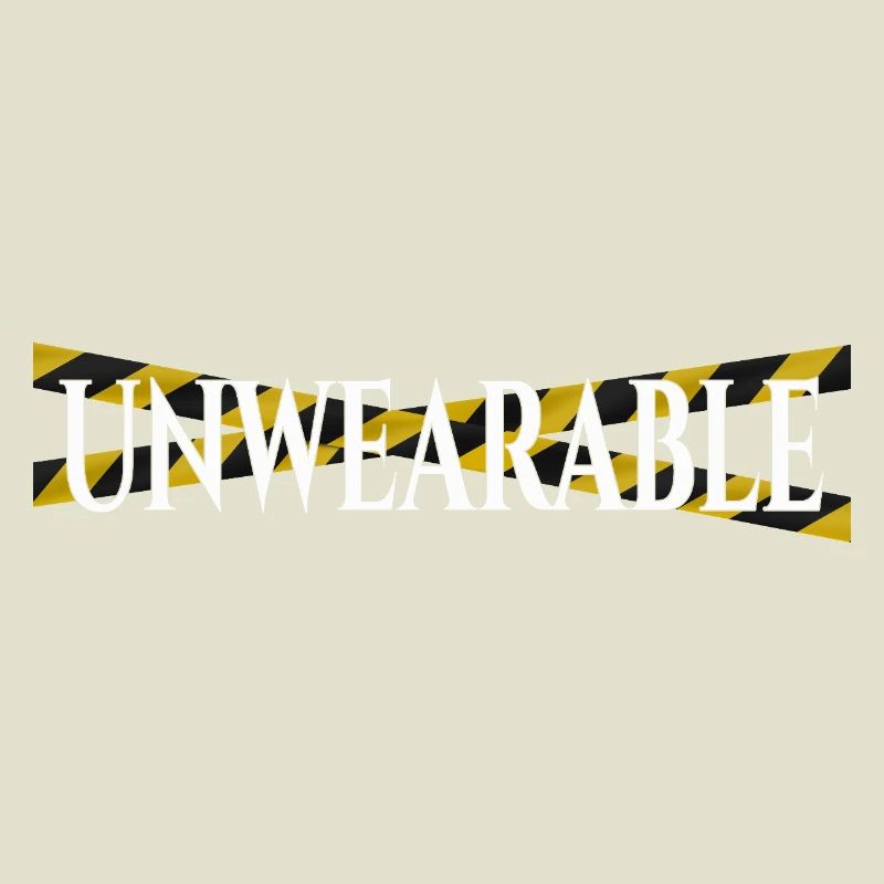 Unwearable – Statement Design with Warning Tape