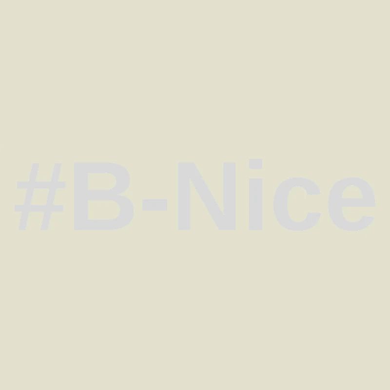 #B-nice print
