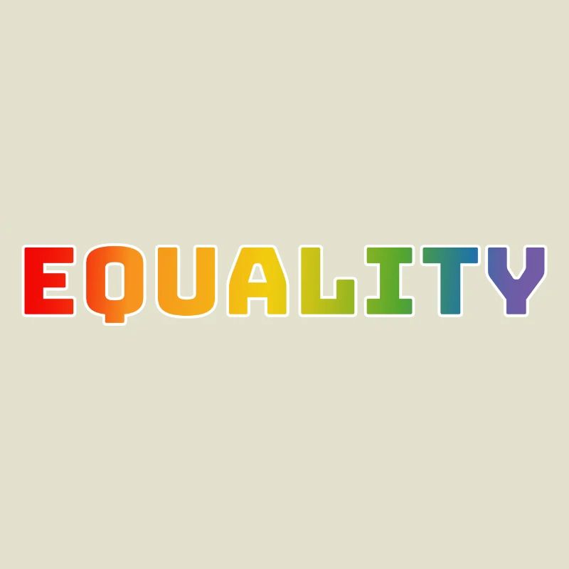 Rainbow equality 1 white