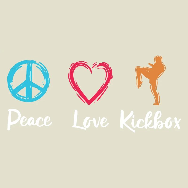 Frieden Liebe Kickbox