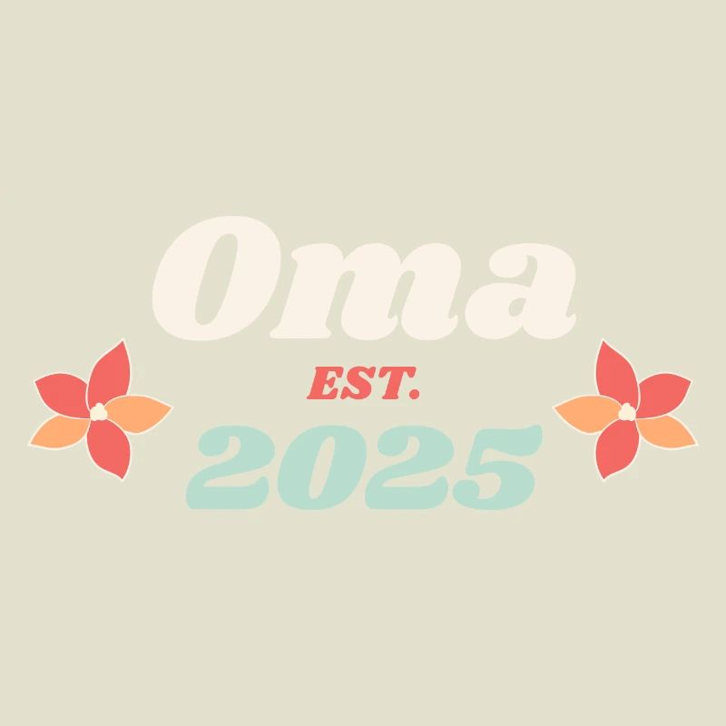 Oma Est 2025 Ich werde Großmutter Retro Style