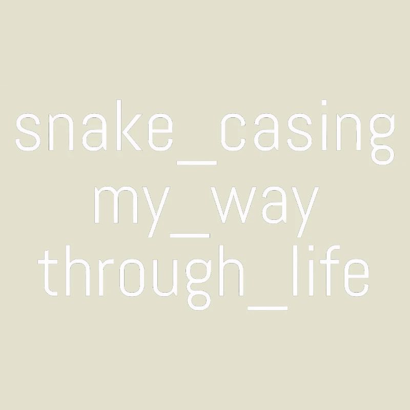 Snake Casing – Lebensweg | Informatiker | Nerd
