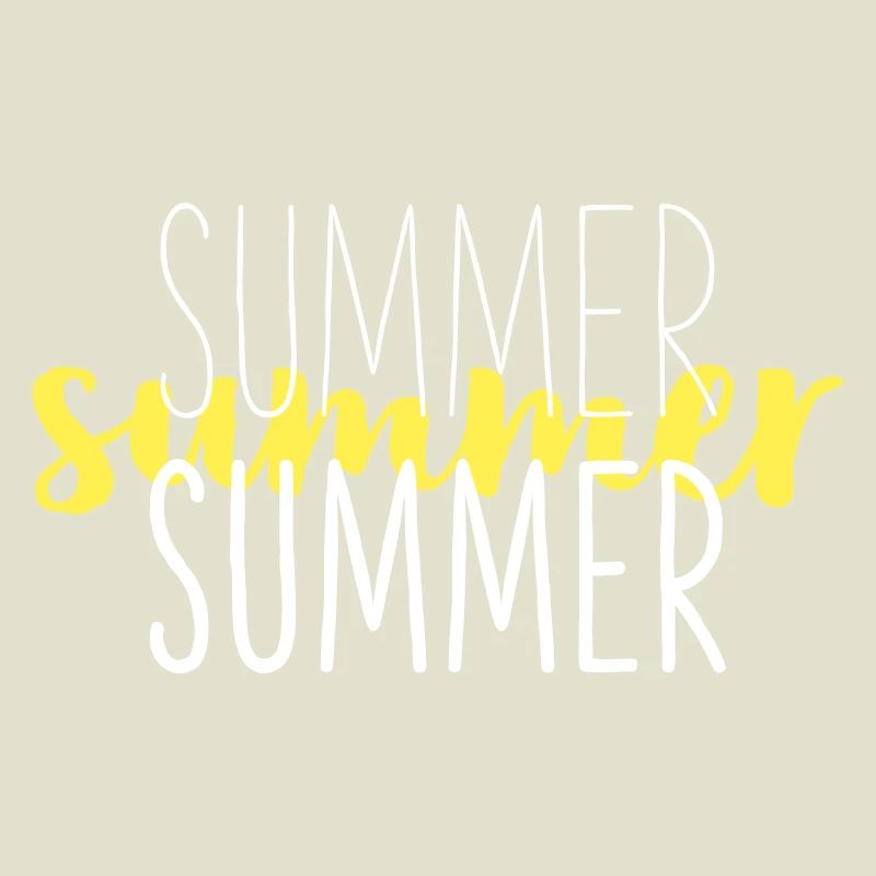 Summer Typo Overlay Yellow Script