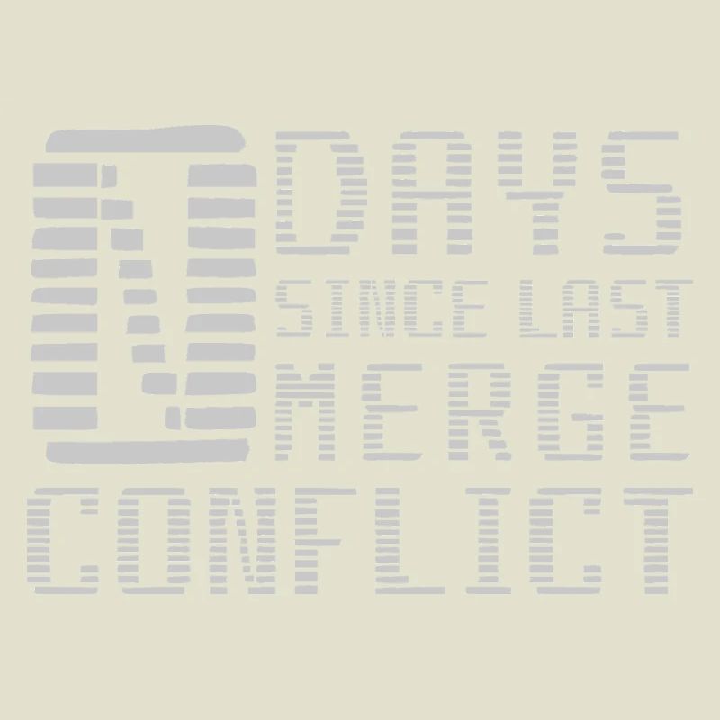 Merge Conflict Software Developer Developer geek