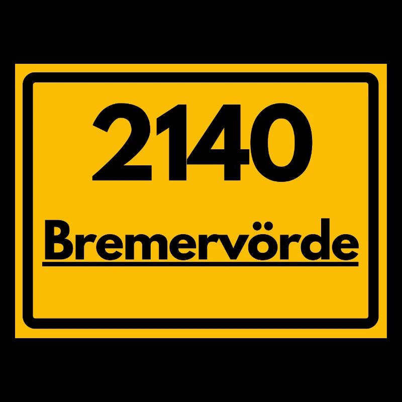 ALTE POSTLEITZAHL PLZ RETRO  2140 BREMERVÖRDE 