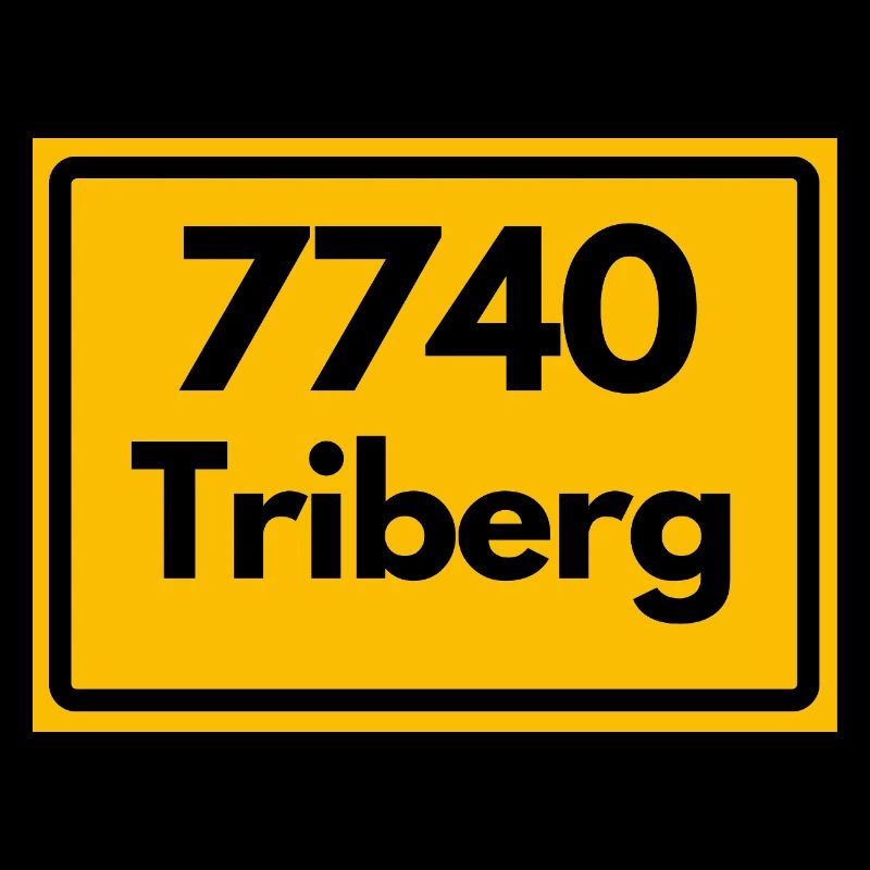 ALTE POSTLEITZAHL PLZ RETRO 7740 TRIBERG HEIMAT