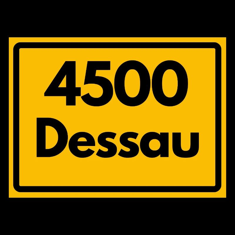 ALTE POSTLEITZAHL PLZ 4500 DESSAU HEIMATSTOLZ