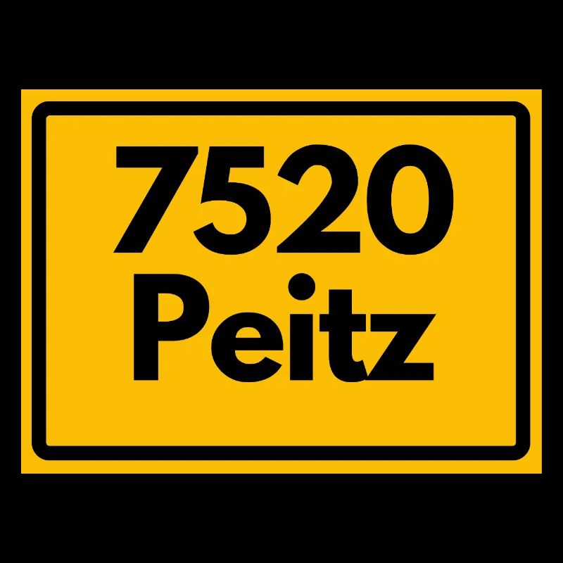 ALTE POSTLEITZAHL PLZ RETRO 7520 PEITZ