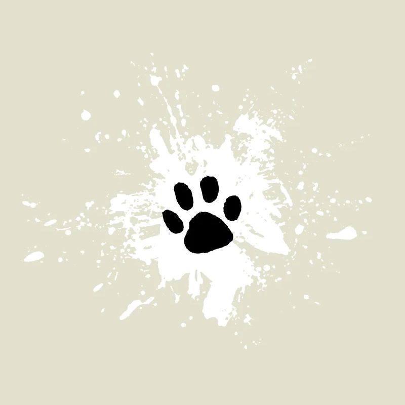 Pawprint Spritz Muster