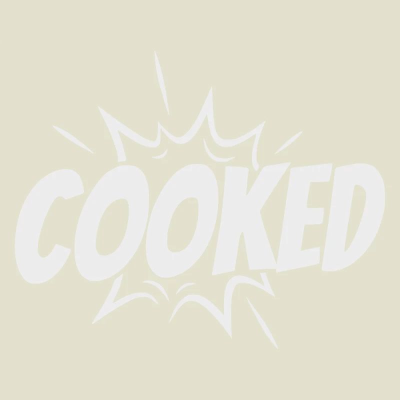 Cooked Explosive Comic Style