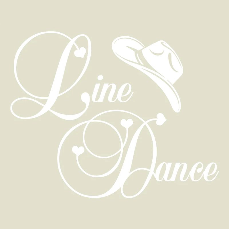 Line Dance Script Logo