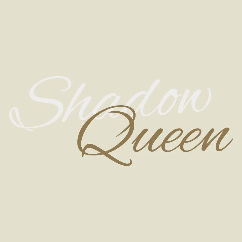 Shadow Queen Golden Cursive Script