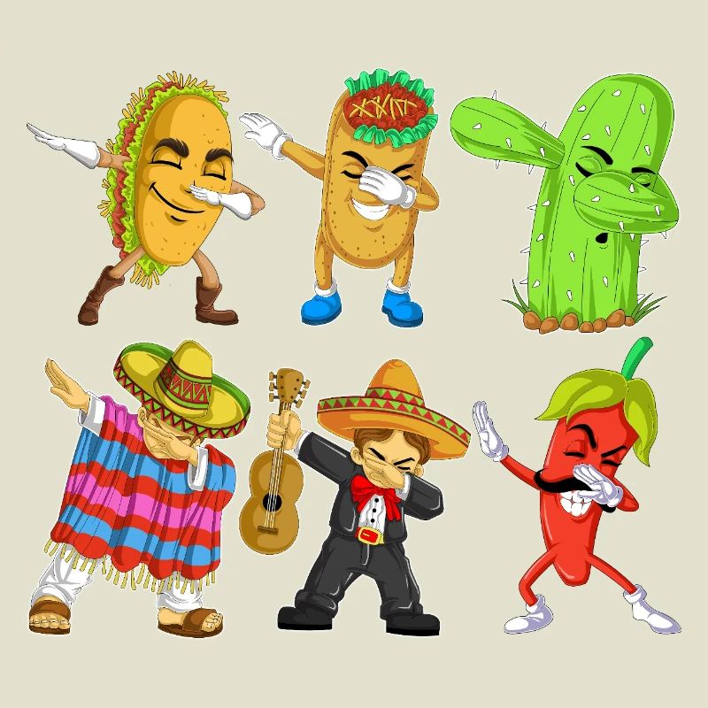 Cinco de Mayo Dab-Hemd