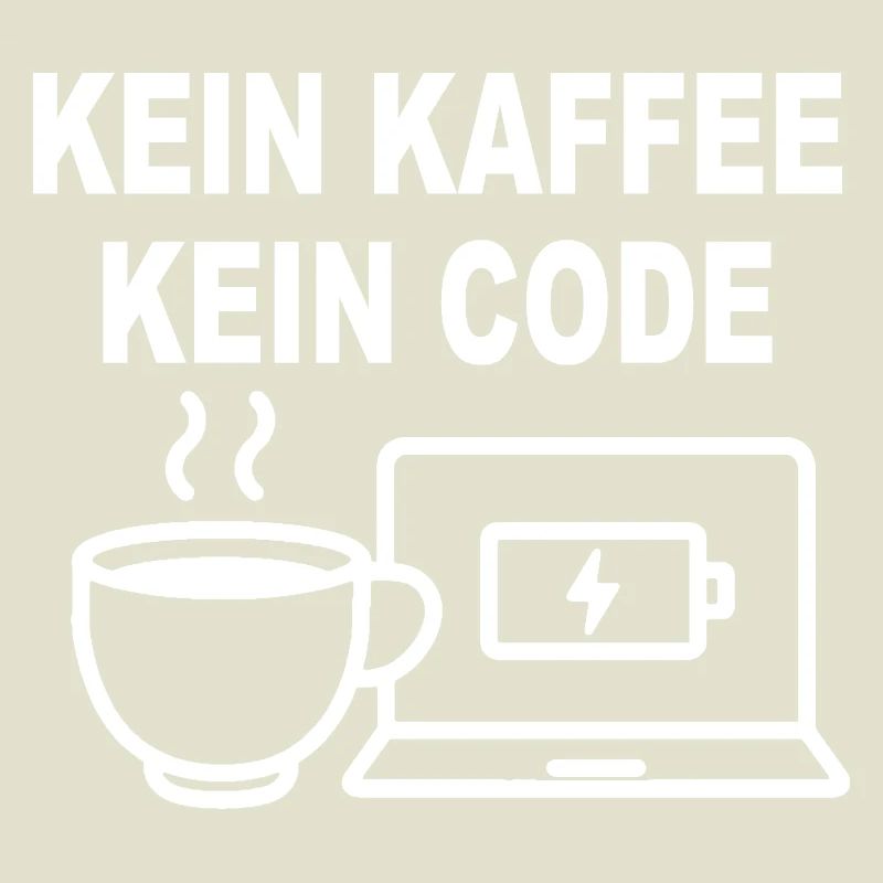 Kein Kaffee Kein Code – Funny Programmer Design