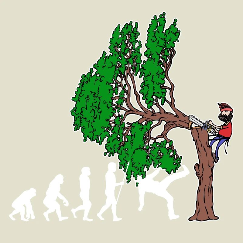 Arbre Evolution Woodwork bûcheron arbre cutter