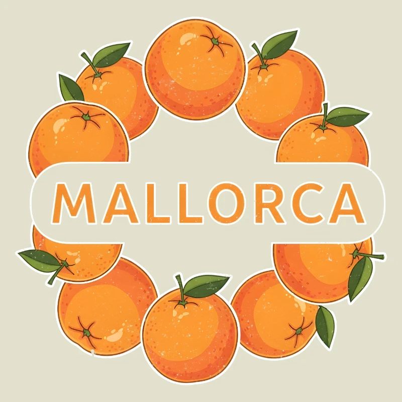 Mallorca Orange Circle