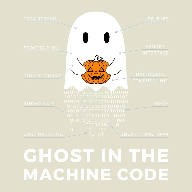Funny Coder, Programmer Halloween T-Shirt