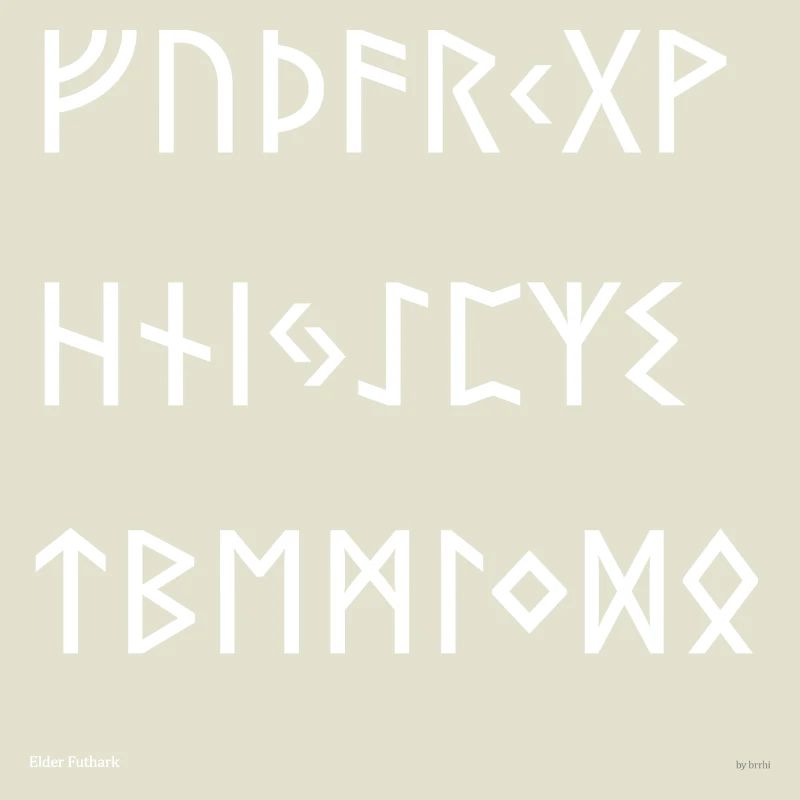 Futhark Elder (blanc)