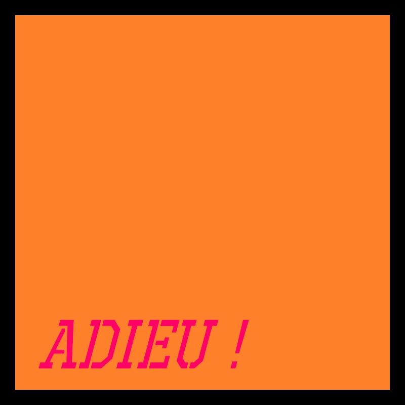 Mots d'adieu