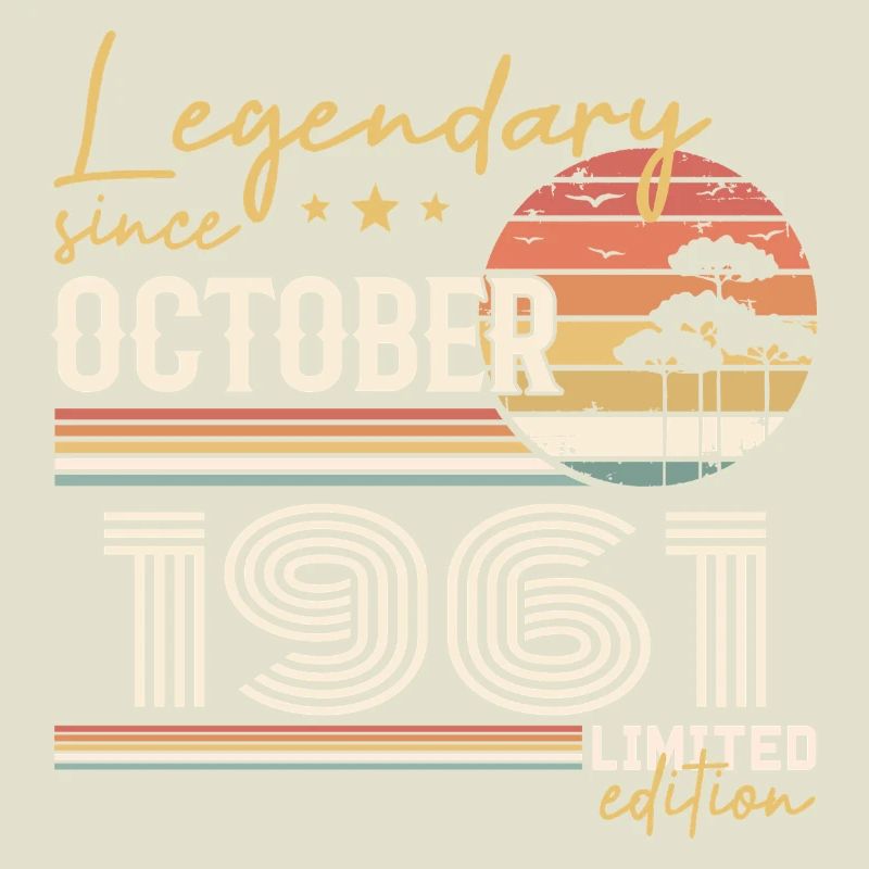 October 1961 Gift - Awesome Since October 1961