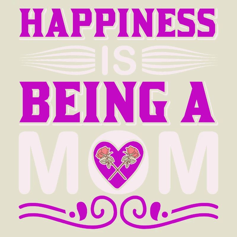 Glück ist, eine Mutter zu sein Mutterschaftsshirt