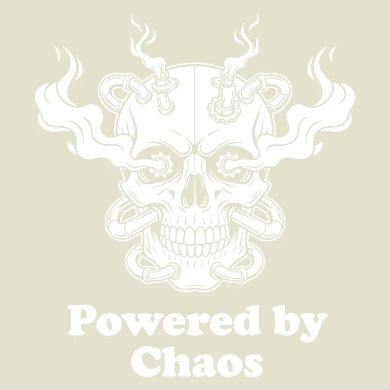 Chaos Flames Skull Pattern