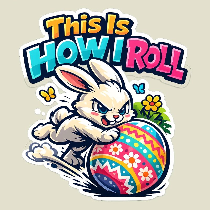 This is how I roll Bunny Bunny Spring