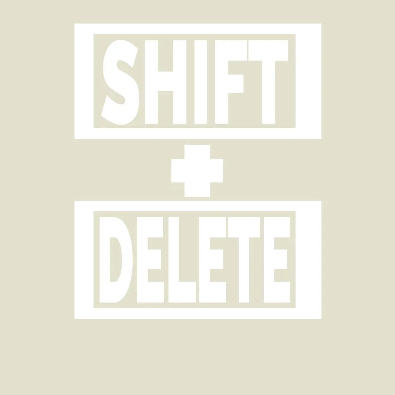 style de vie du clavier SHIFT+DELETE