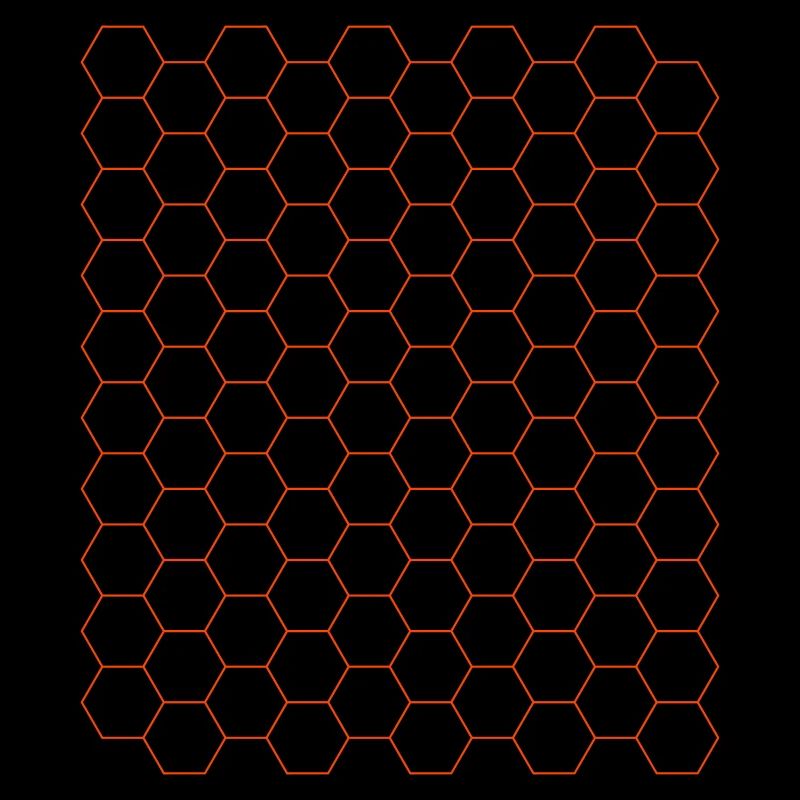 Futuristic Hexagon Pattern Design