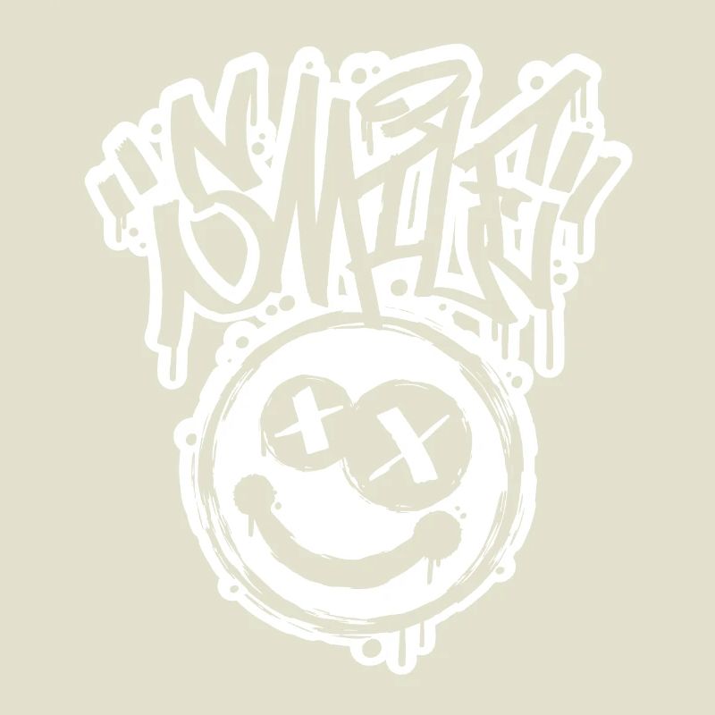 Smile Face Graphitti Letters