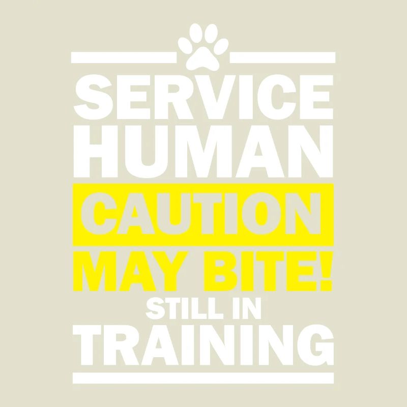 Service Human Caution May Bite Still in Training