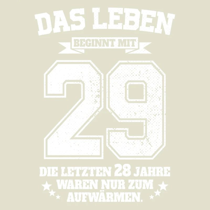 29. Geburtstag Geschenk Das Leben Beginnt Mit 29
