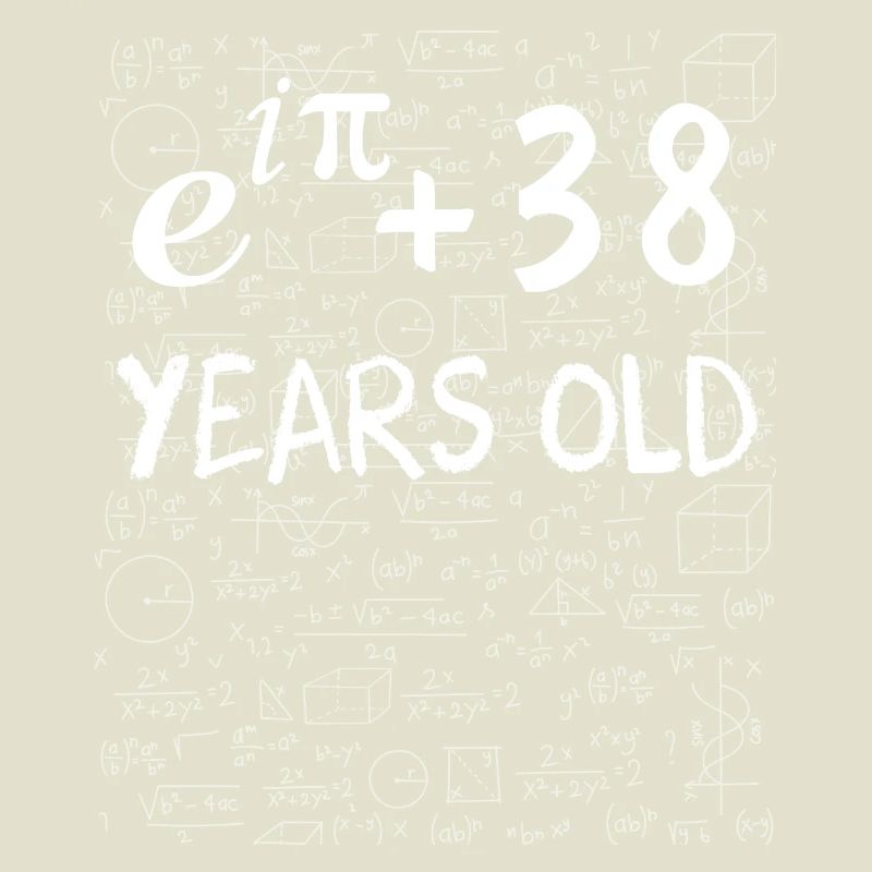 37th Birthday 37 Years Euler Identity Math Gift