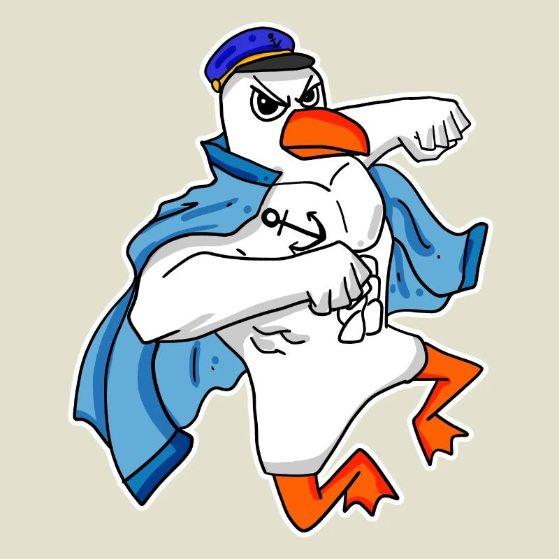 Mouette capitaine Faust
