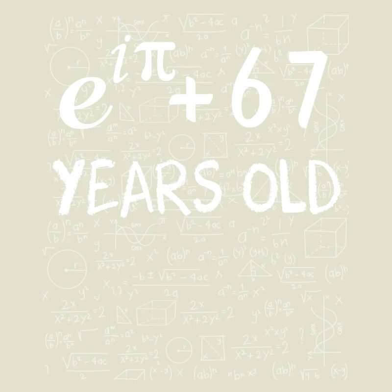 66th Birthday 66 Years Euler Identity Math Gift