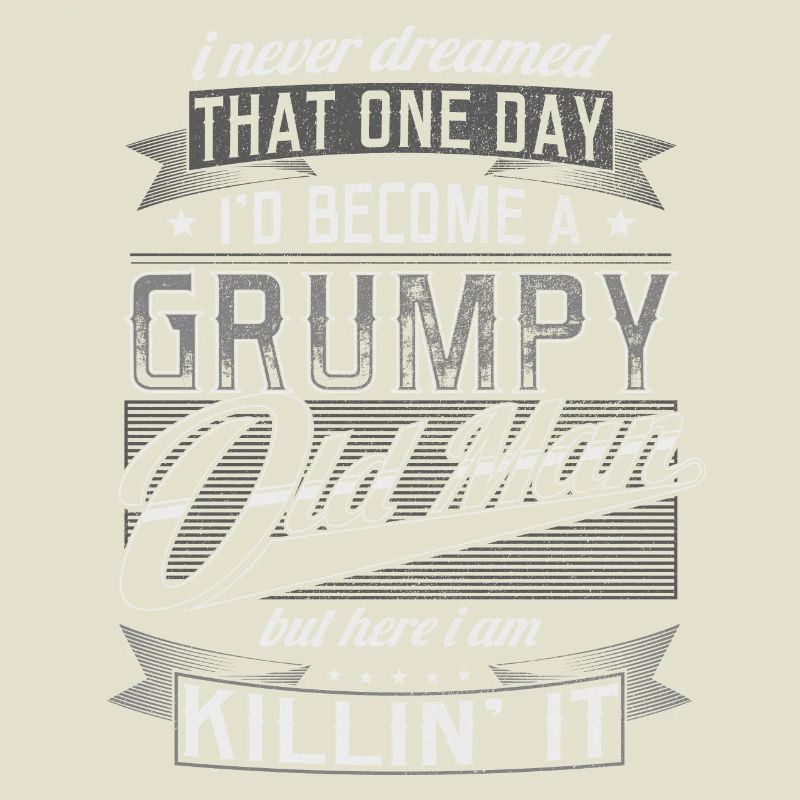 Grumpy Old Man Vatertag Großvater Rentner Geschenk