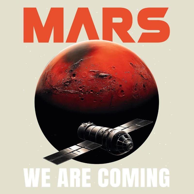 Mars Mission Planète rouge Vaisseau spatial spatial