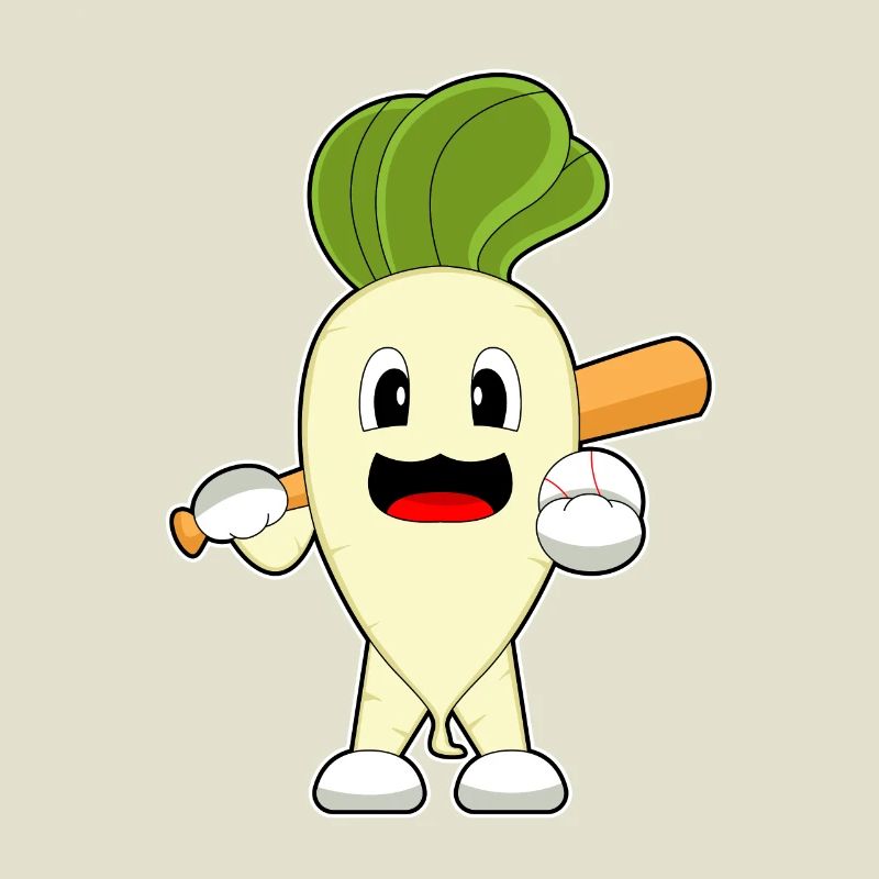 Radish Baseball Baseball Bat